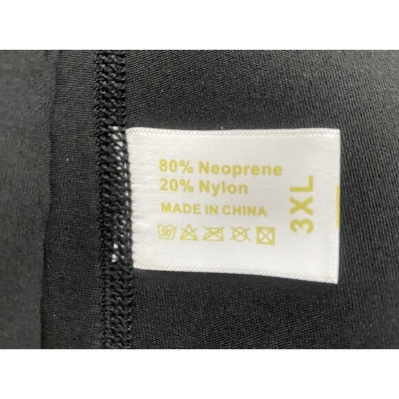 Nebility Corset Body Shaper Size 3XL Black Neoprene and Nylon - Picture 5 of 8